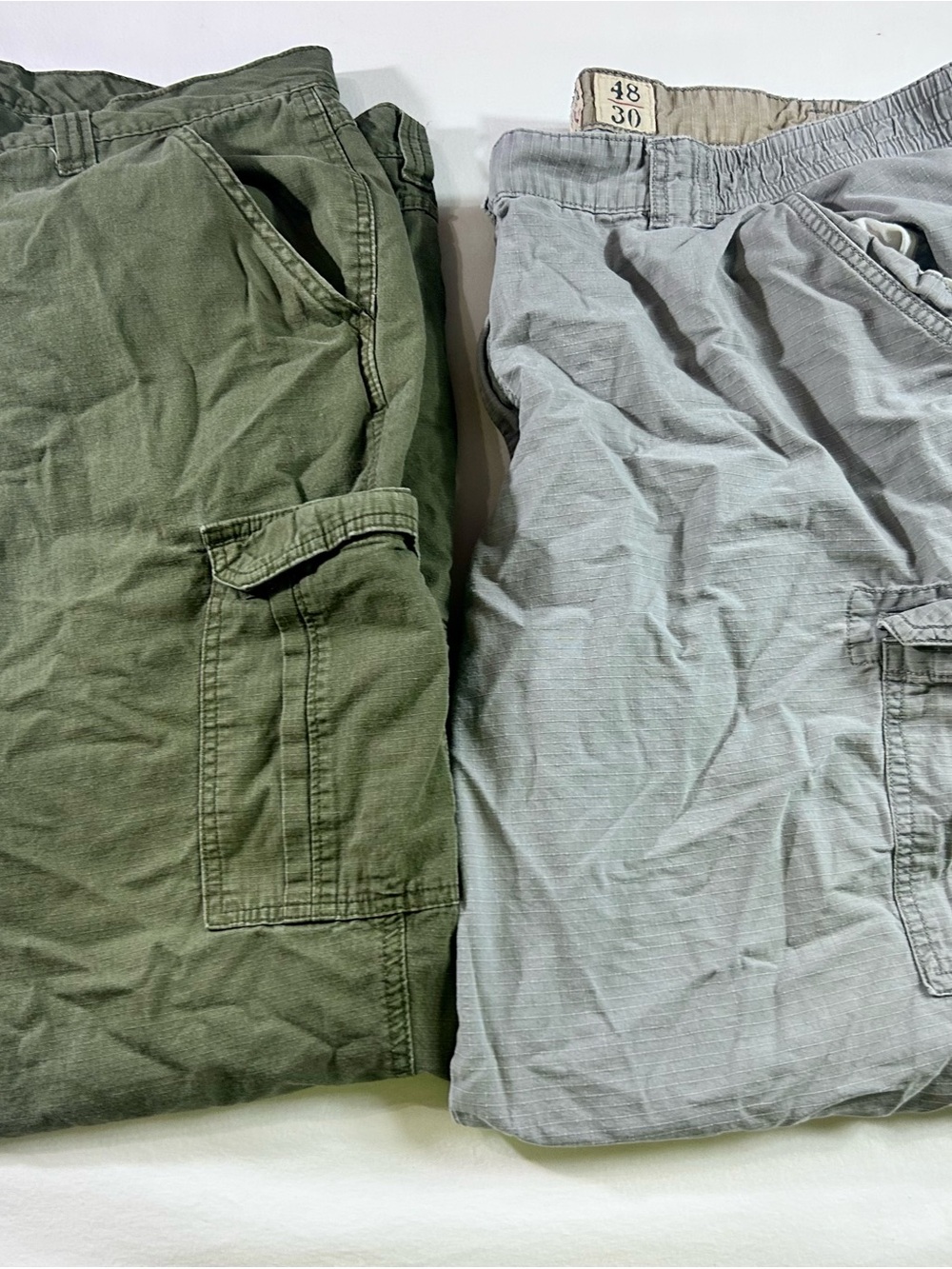 RedHead Men's Cargo Pants - Olive Green and Light Gray